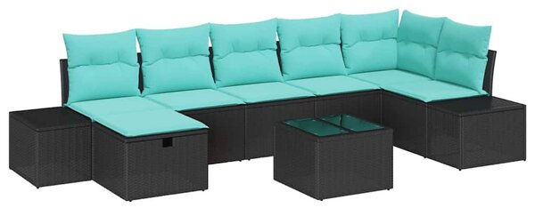 VidaXL Kanapé Szett 5 db polirattan