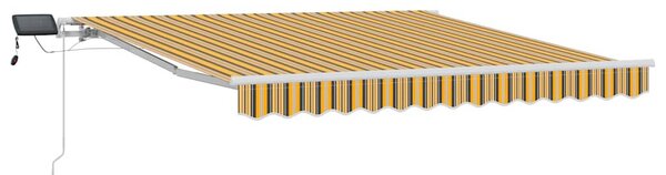 Behúzható napellenző Sokszínű 300 x 250 cm Szövet és Alumínium