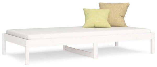 VidaXL fehér tömör fenyőfa kanapéágy 80 x 200 cm