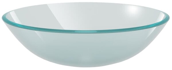 42 cm-es edzett üveg mosdókagyló matt