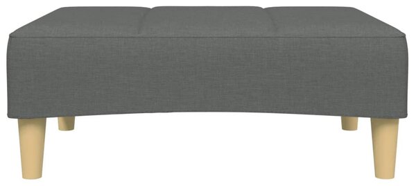 Sötétszüke szövet lábzsámoly 77x55x31 cm