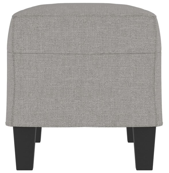 Világosszürke szövet pad 70 x 35 x 41 cm