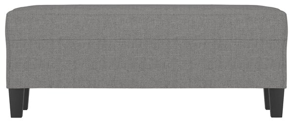Sötétszürke szövet pad 100x35x41 cm