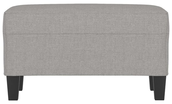 Világosszürke szövet pad 70 x 35 x 41 cm