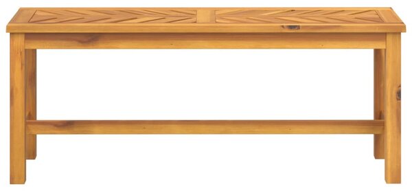 Tömör akácfa kerti pad 110 cm
