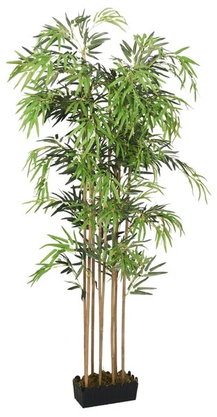 Zöld mű bambuszfa 1605 levéllel 180 cm