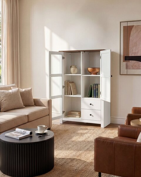Vitrin PIMBA 80 cm Fehér