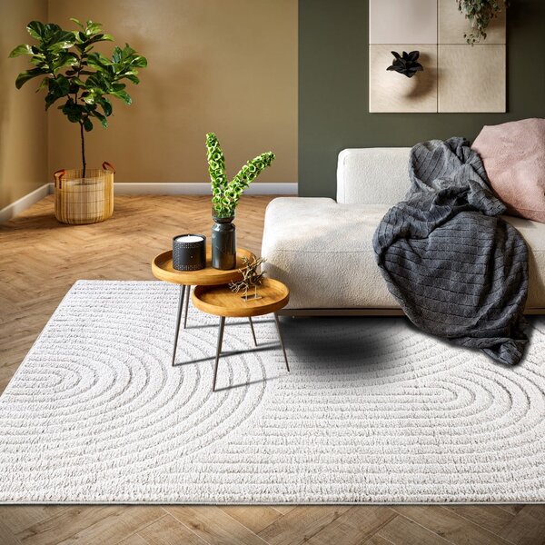 Fehér szőnyeg 120x170 cm Panglao New York White – Elle Decoration