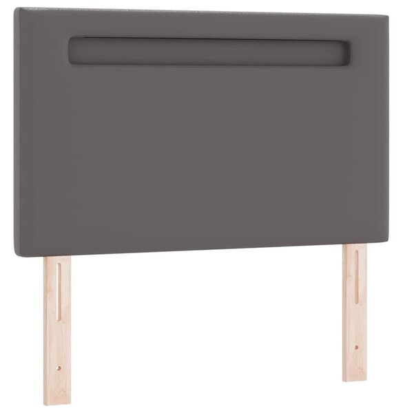Fejtámla LED -es lámpákkal Falra szerelhető Szürke 90 cm PVC