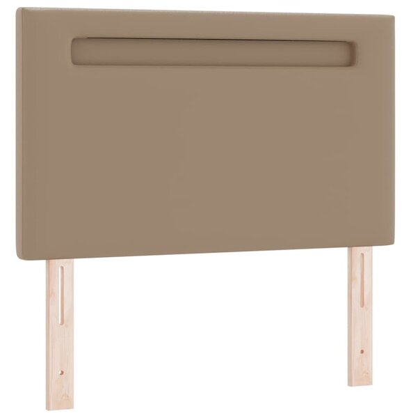Fejtámla LED -es lámpákkal fejtámlával Cappuccino 100 cm PVC