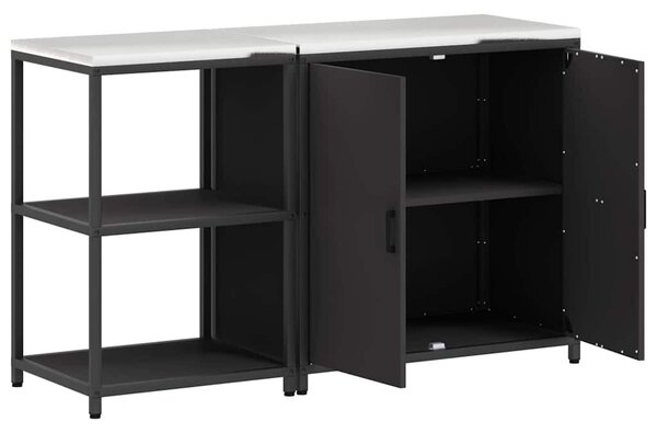 Konyhai Tároló Készlet HATTEM 2 pcs Fekete