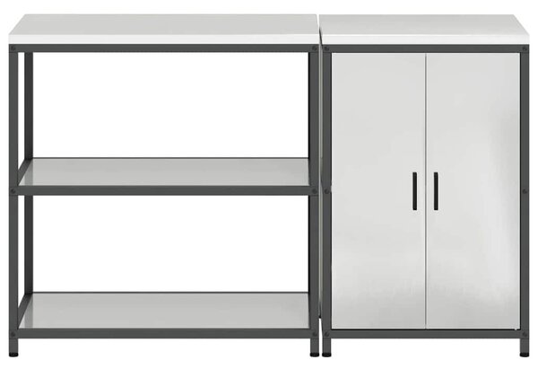 Konyhai Tároló Készlet HATTEM 2 pcs Ezüst Horganyzott Acél