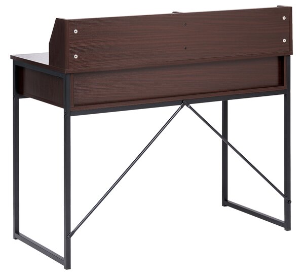 Polcos íróasztal ZYRA 110 cm 50 cm Sötétbarna