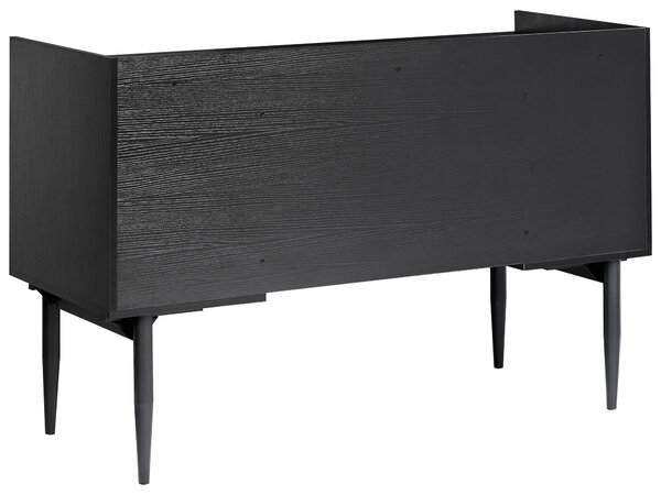 Íróasztal RATANA 130 cm x 50 cm Fekete