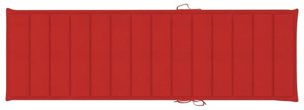 VidaXL Akácfa Napozóágy - 200cm - Szürke