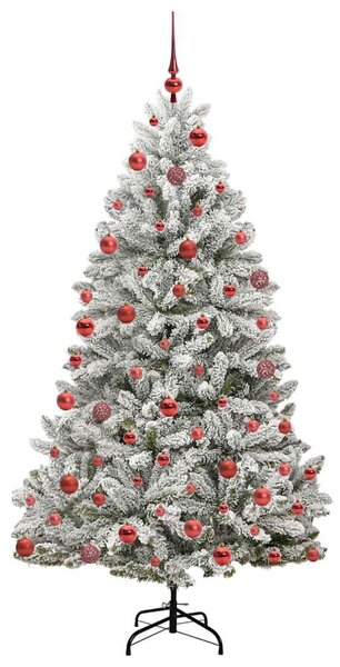 Mű karácsonyfa 180 cm 300 LED Meleg fehér PVC és Acél