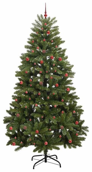 Mű karácsonyfa 300 cm 300 LED Meleg fehér PVC és Acél Zöld