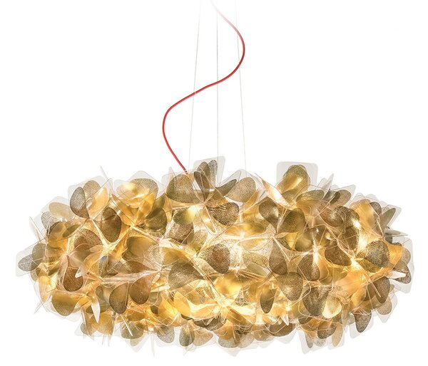 Függőlámpa Slamp, Clizia Mama Non Mama, dimmable, Arany / Sárgaréz, Nappali, Műanyag, Dizájn