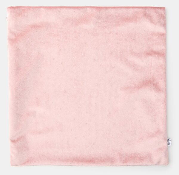 Sinsay - Bársony párnahuzat kristályokkal - pasztellpink