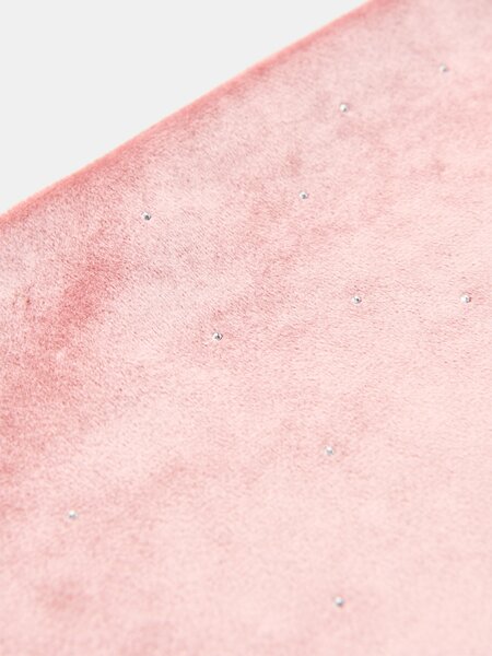 Sinsay - Bársony párnahuzat kristályokkal - pasztellpink