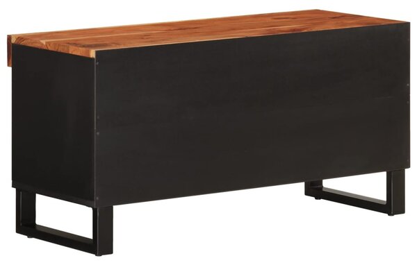 Tömör akácfa TV-szekrény 85 x 33 x 43,5 cm
