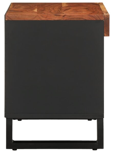 Tömör akácfa TV-szekrény 85 x 33 x 43,5 cm