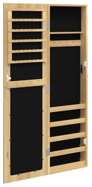 Falra szerelhető tükrös ékszerszekrény 30x8,5x106 cm