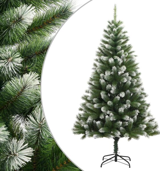 Csuklópántos műkarácsonyfa hóval 150 cm