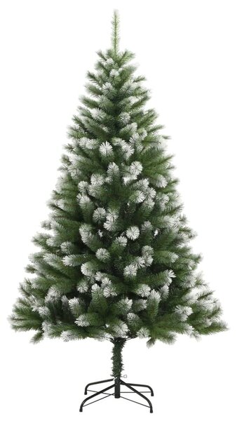 Csuklópántos műkarácsonyfa hóval 150 cm