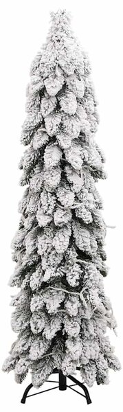 Megvilágított műkarácsonyfa 80 LED-del és hóval 150 cm