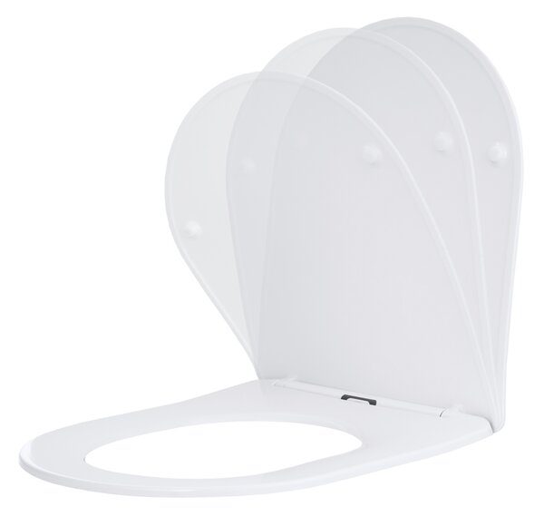 Gamma Magro, WC ülőke 438x361mm duroplasztból, lassan záródó, fehér, GMA-MAGRO