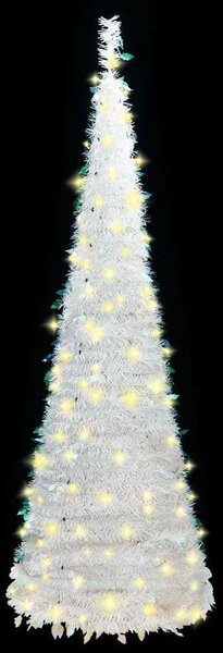Könnyen felállítható műkarácsonyfa 50 db LED fénnyel 120 cm