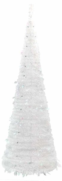 Könnyen felállítható műkarácsonyfa 50 db LED fénnyel 120 cm
