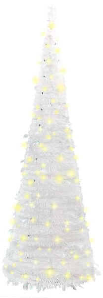 Könnyen felállítható műkarácsonyfa 50 db LED fénnyel 120 cm