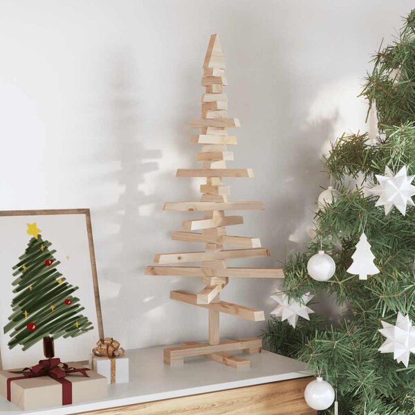 Tömör fenyő karácsonyfa dekorációnak 90 cm