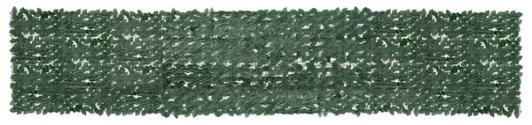 Sötétzöld leveles erkélyparaván 500 x 100 cm