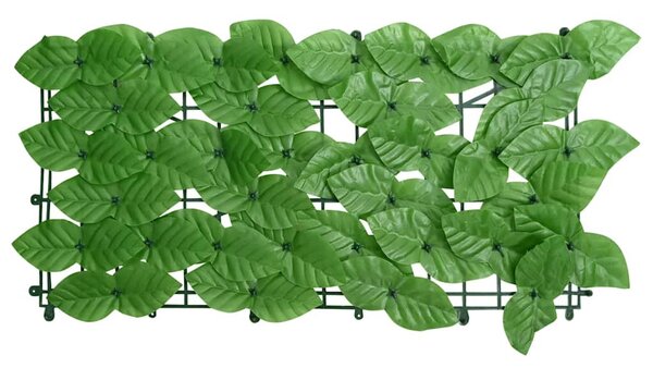 Zöld leveles erkélyparaván 400 x 150 cm
