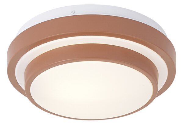 Modern Sienna mennyezeti lámpa fehér 25 cm IP44 - Walden