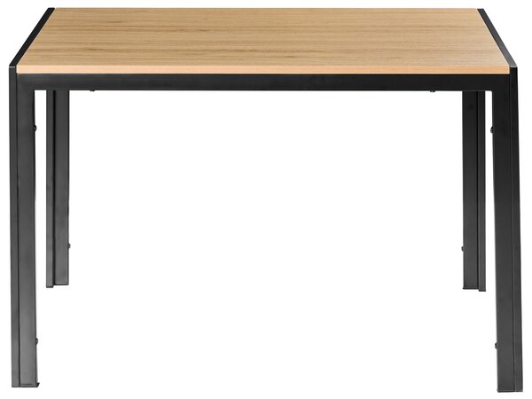 Étkezőasztal MANN Barna/fekete 120 cm 80 cm