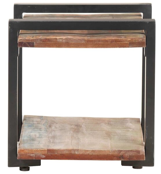 Tömör újrahasznosított fa TV-szekrény 90 x 40 x 40 cm