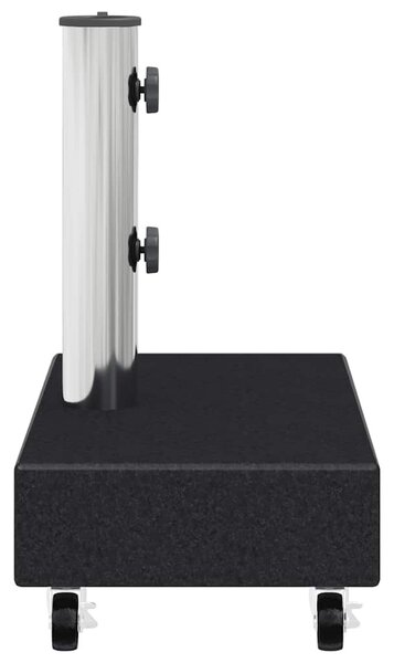 Fekete gránit napernyőtalp 45 x 25 x 8 cm