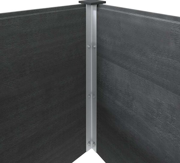 Szürke WPC kerti magaságyás 200 x 50 x 54 cm