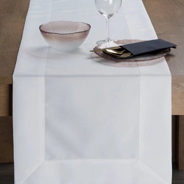 Lucy asztalterítő Fehér 40x180 cm