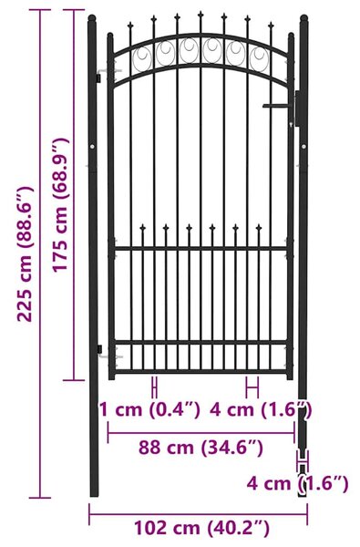 Ezüstszínű horganyzott acél kerti magaságyás 320 x 80 x 45 cm