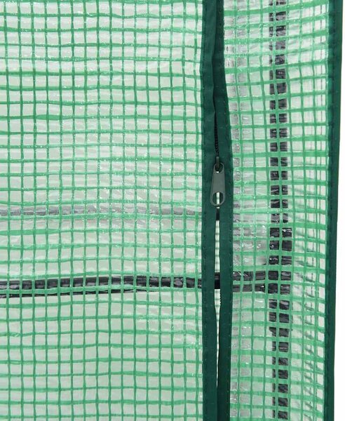 Rattan hatású magaságyás üvegháztakaróval 120 x 40 x 123 cm