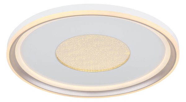 EILA LED mennyezeti lámpa, fehér–pezsgő, Ø59 cm, 60W, 6100 lm, 2700–6000K