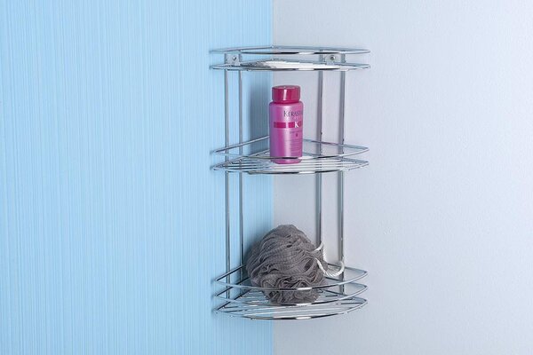 Aqualine Aqualine, Chrome LINE dróttal ellátott sarok szappantartó, króm, 37003