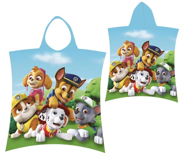 Gyermek poncsó Paw Patrol