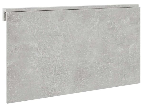 Betonszürke szerelt fa összecsukható fali asztal 100x60x56 cm