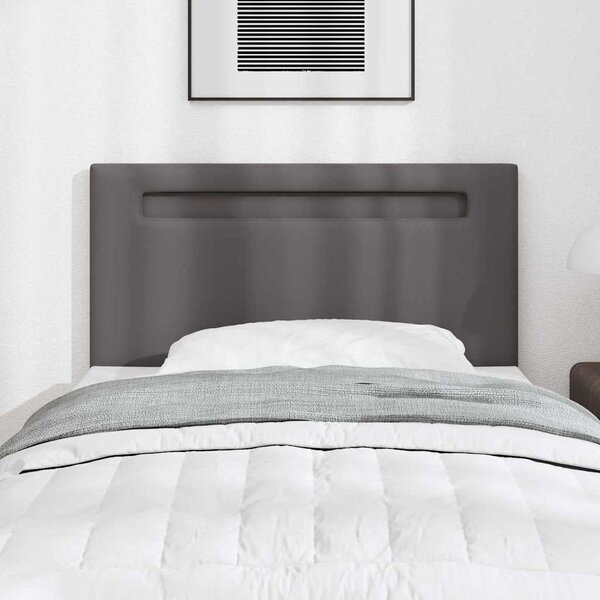 Fejtámla LED -es lámpákkal Falra szerelhető Szürke 90 cm PVC